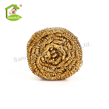 Original Manufacturer Custom Made Printed Packing Premium Kitchen Cleaning Brass Steel Scourer