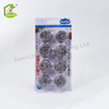 Customized Packaging Kitchenware Pot Cleaning SS 410 Stainless Steel Round Wire Scrubber Flat Scourer Cleaning Ball