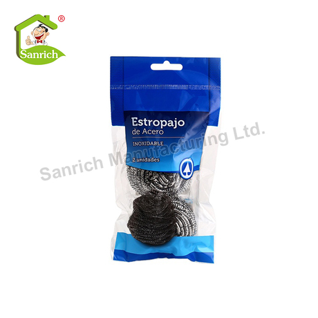 Quality Stainless Steel 410 Ss Scourers Wire / 0.13mm Scrubber Pack To Clean Dishes for Kitchens