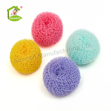 Household Environmental No Harm To Hands Color Multi-purpose Nano Fiber Cleaning Ball for Kitchen
