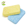 Attractive Magic Custom Wooden Pulp Material Natural Dishcloth Sponge Eraser Kitchen Cleaning Compressed Cellulose Sponge Scourer Block