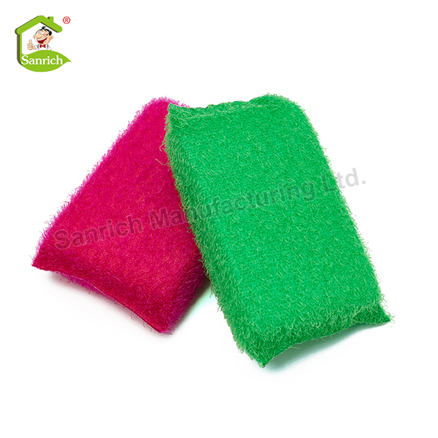 Nylon Wire Scouring Pad Kitchen Foam Dishwashing Cleaning Sponge Non Scratch Dish Washing Scrubber Cleaner