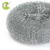 Household Daily Kitchen Cleaning Galvanized Mesh Metal Sliver Scourer Ball 