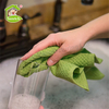 100% Cotton Knit Dish Towel Customized High Quality Absorbent Custom Print Home Kitchen Cleaning Hand Towels Dish Set