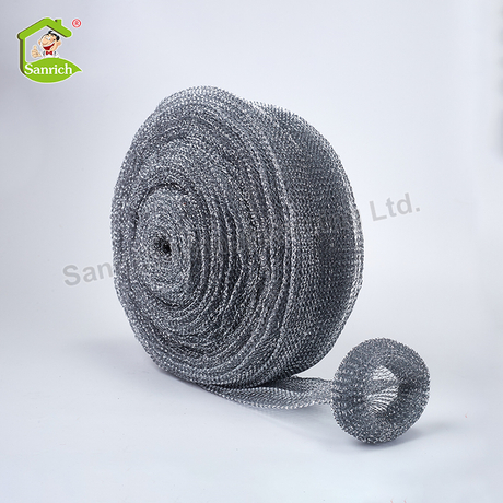 Make Dish Washing Stainless Steel Wire Scrubber Sponge Scourer Pad Raw ...