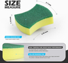 Heavy Duty Wholesale Sponge Scouring Pad Dishwashing High Density Sponge Household Sponge Scrubber