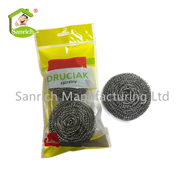 Stainless Steel Scrubbers Cleaning Ball Utensil Scrubber Density Metal Scrubber Scouring Pads Ball for Pot Pan