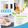 High White Microfiber Rag Multi-Functional Kitchen Scouring Pad Dish Cloth for Dishwashing and Car Wiping Plain Style