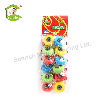 Kitchen Cleaning Abrasive Stainless Steel Scrubber Nano Melamine Sponge Pot Cleaning Steel Scouring Pad