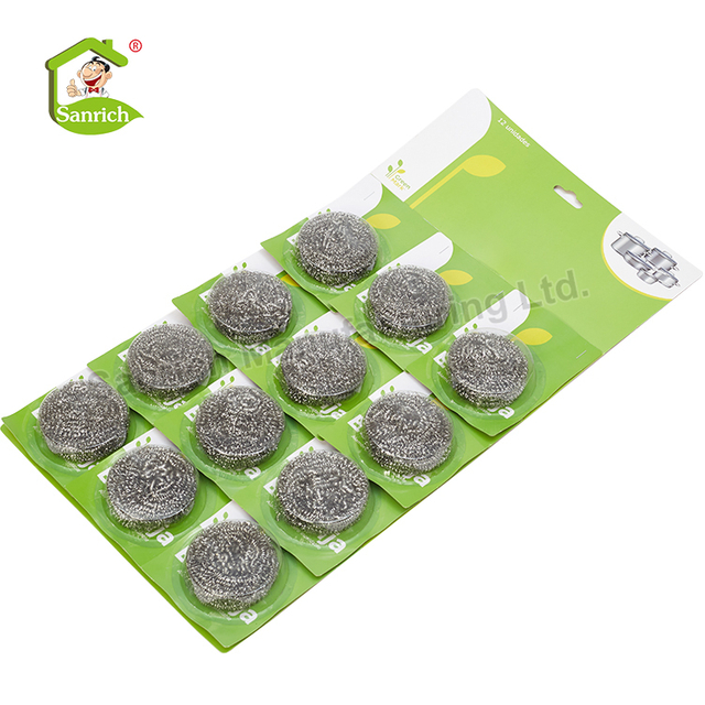 Kitchen Pot Clean Dish Wash 410 Stainless Steel Metal Cleaner Scrubber