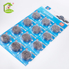 Stainless Steel 410 Scrubber / Kitchen Metal Scourer Scrubber Dish Wash Steel Wire Ball Pot Cleaning Ball 15g In Blister Packaging