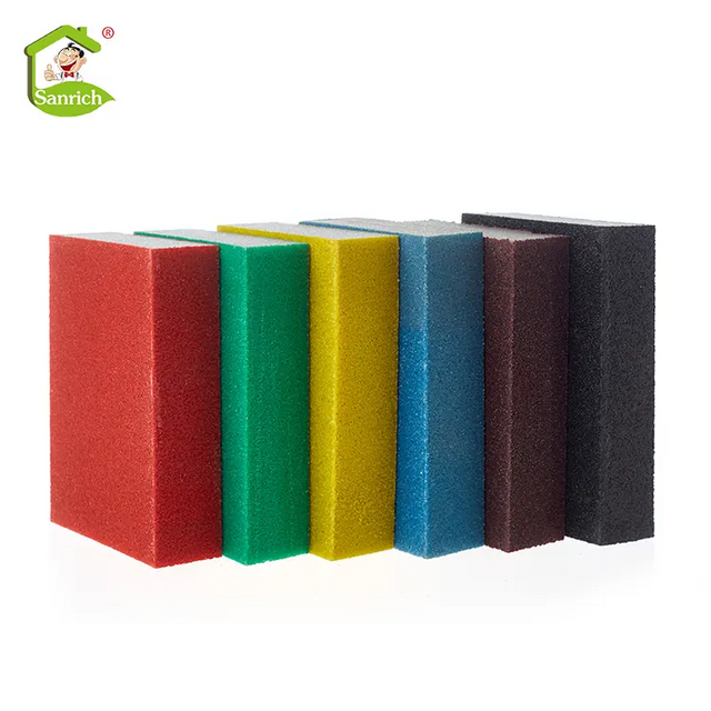 Strong Melamine Foam Sponge with Alumina Dlamond Cover for Rust Cleaning