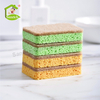 Kitchen Eco Natural Dishwashing Cellulose Coconut Sisal Walnut Sponge Scourer Cloth Pad