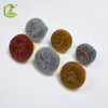 Kitchen Round Stainless Steel Wire Mesh Scourer Bbq Pot Cleaning Ball Copper Scrubber Pad Cleaning Products with Handle