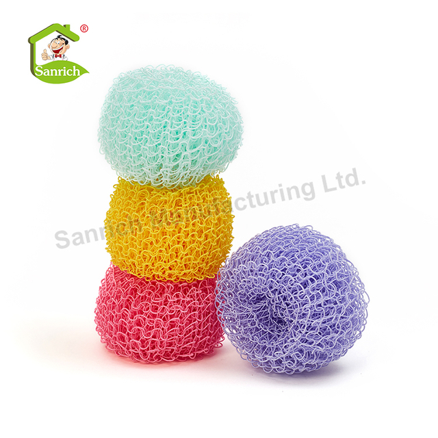 Household Environmental No Harm To Hands Color Multi-purpose Nano Fiber Cleaning Ball for Kitchen