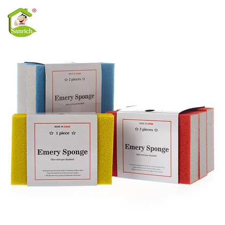 Strong Melamine Foam Sponge with Alumina Dlamond Cover for Rust Cleaning