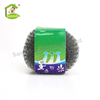 Household Stainless-plated Steel Wire Mesh Scourer Washing Flat Round Copper Plating Cleaning Ball