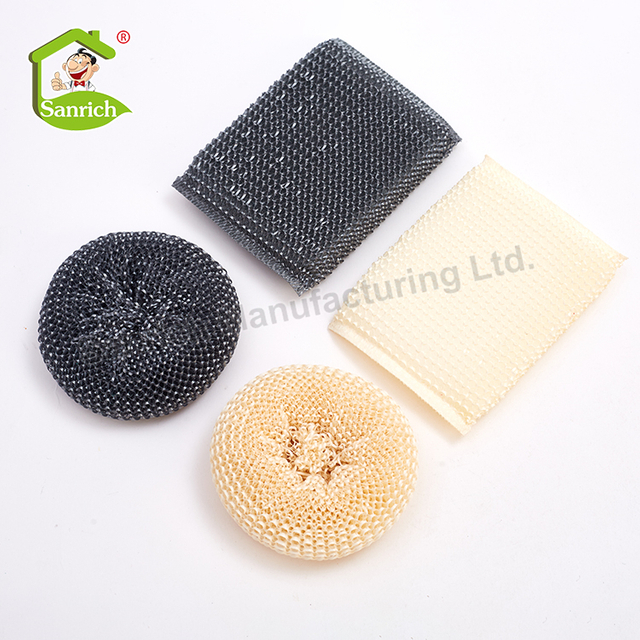 Household Kitchen Plastic Clean Ball Dish Pot Washing Scrubber Durable Brush Sink Pot