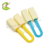 Replaceable Brush Baby Water Bottle Cup Washing Sponge Brush Handle Bottle Sponge Cleaning Brush