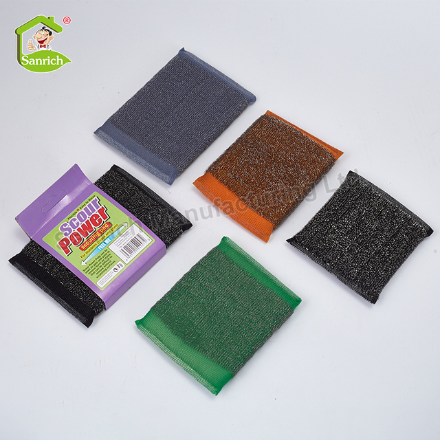 Stainless Steel Scrubbing Sponge Foam Cleaning Polishing & Amp Scouring Pad Square Manufacturer in China