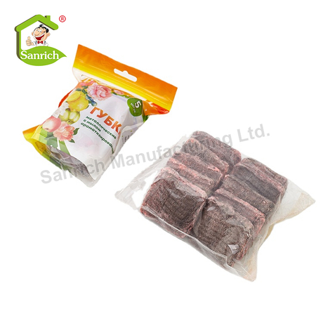 Kitchen Dishes Pots Pans Clean Raw Material Steel Wool Scouring Soap Pads Scratch Free Scrubber