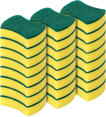 Heavy Duty Wholesale Sponge Scouring Pad Dishwashing High Density Sponge Household Sponge Scrubber