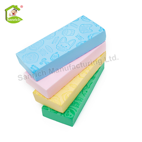 Wholesale Exfoliating Scourers Soft Baby Bath Shower Brush Body Massage Sponge Pad