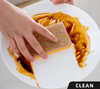 Kitchen Eco Natural Dishwashing Cellulose Coconut Sisal Walnut Sponge Scourer Cloth Pad
