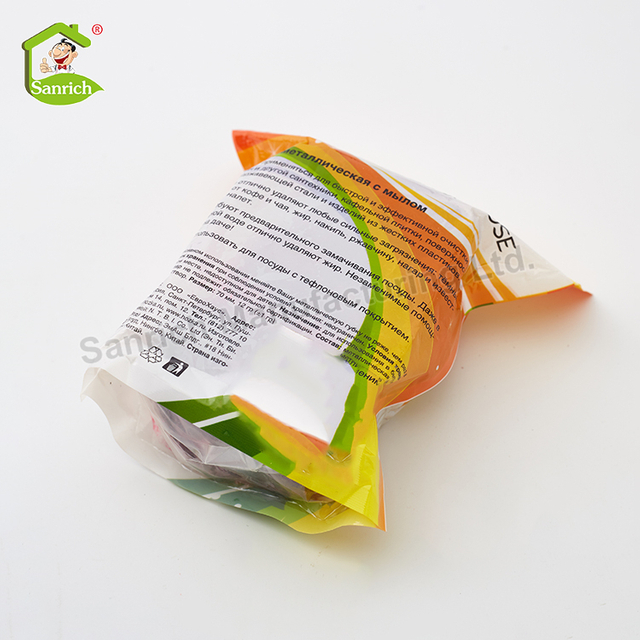 Kitchen Dishes Pots Pans Clean Raw Material Steel Wool Scouring Soap Pads Scratch Free Scrubber