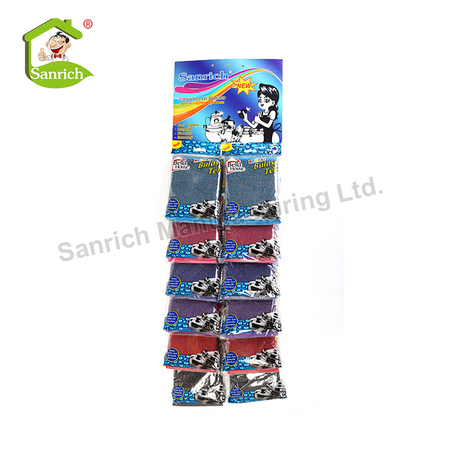 Kitchen Non-abrasive Stainless Steel Wool Dish Washing Scrubber Cleaning Wire Mesh Sponge Scourer Pad