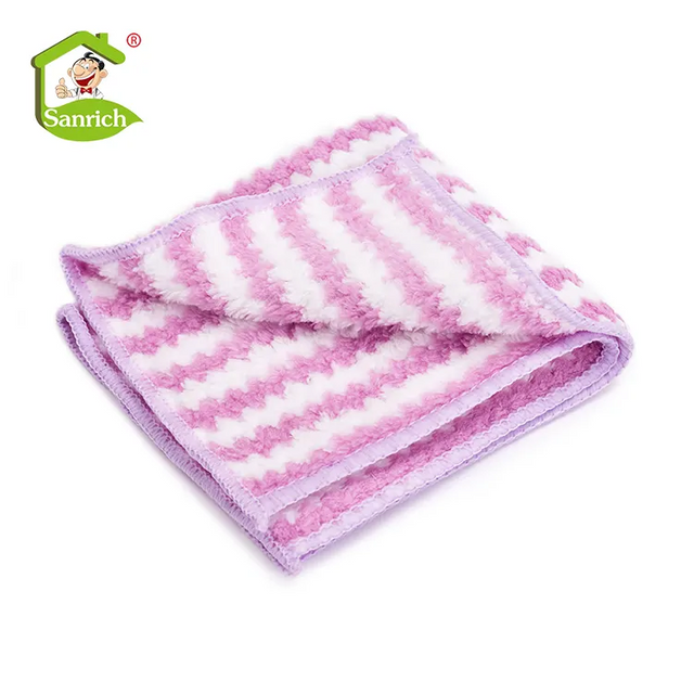 Microfiber Towel for Fast Drying Coral Fleece Multi Purpose Washable Kitchen Cloth Towel