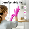 Non slip Nitrile Glove Waterproof Cleaning 100 PCS Box Purple Powder Free Disposable Nitrile Gloves for Household