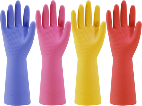 High Quality Dishwashing Gloves Housework Cleaning Non-slip Durable Kitchen Dishwashing Household Waterproof PVC Gloves