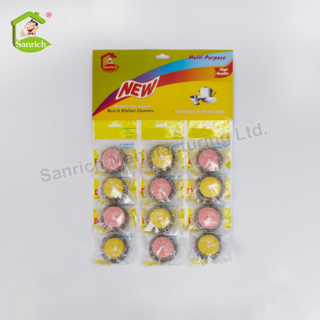 Kitchen Custom Eco Friendly Dishwash Colorful Dish Cleaning Sponge & Scourer Pads